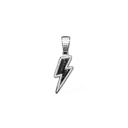 FLASH PENDANT WITH CHAIN - WHITE GOLD