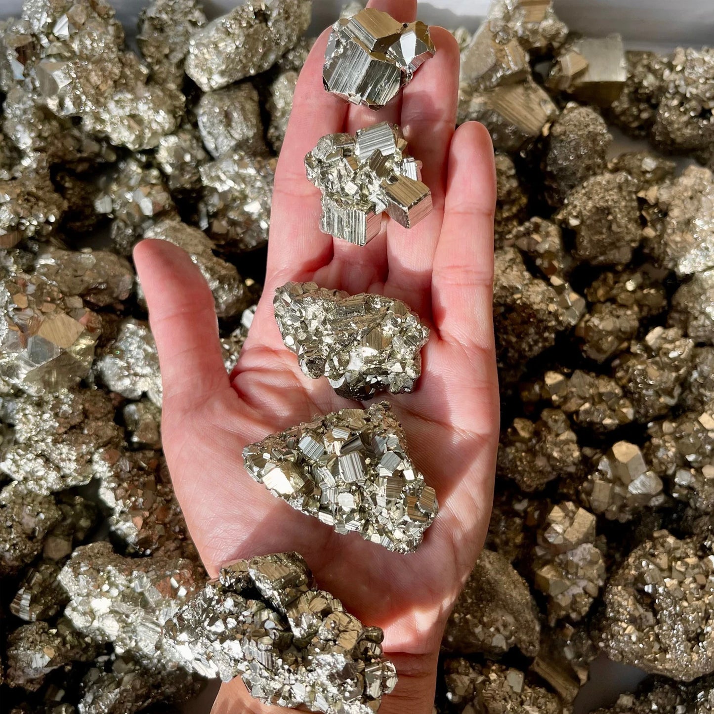 EXCLUSIVE PERU PYRITE CLUSTERS