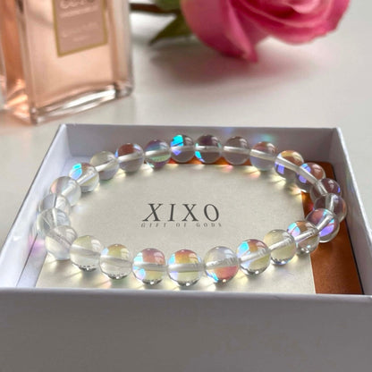 CRYSTAL / SPHATIK – DIAMOND CUT BRACELET