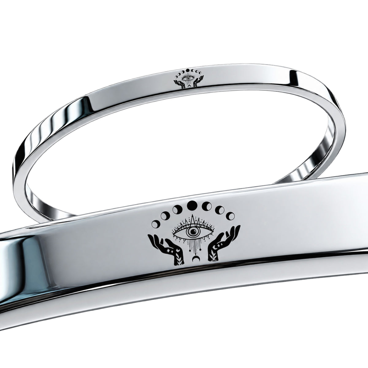 Celestial Mystic Eye & Moon Bracelet