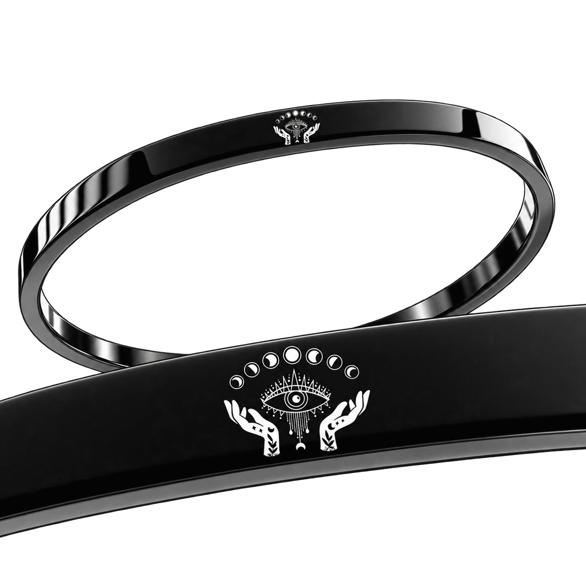 Celestial Mystic Eye & Moon Bracelet