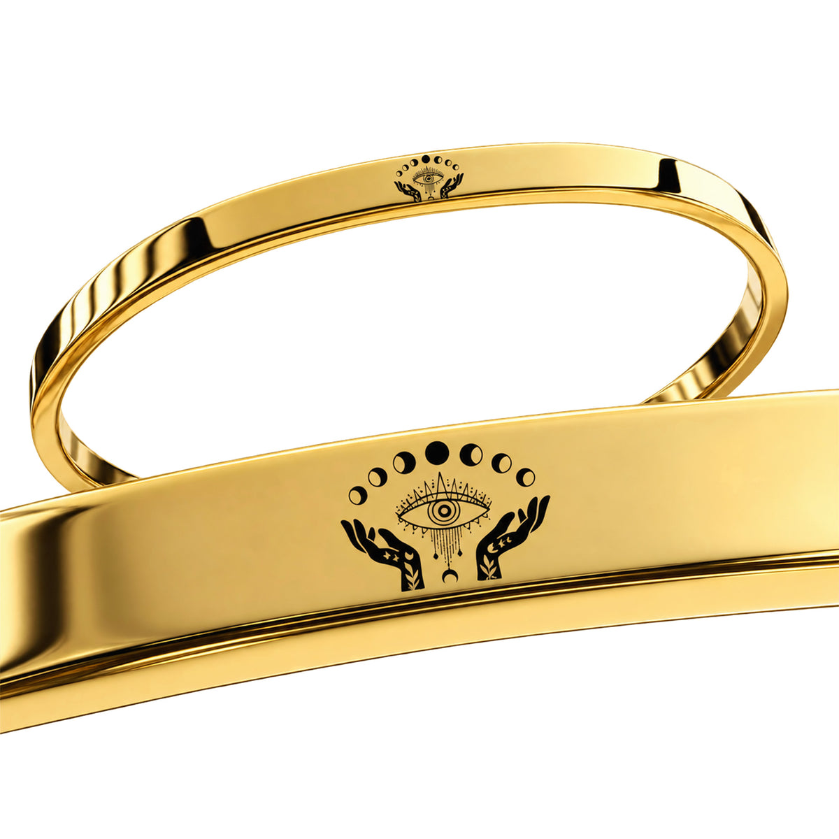 Celestial Mystic Eye & Moon Bracelet