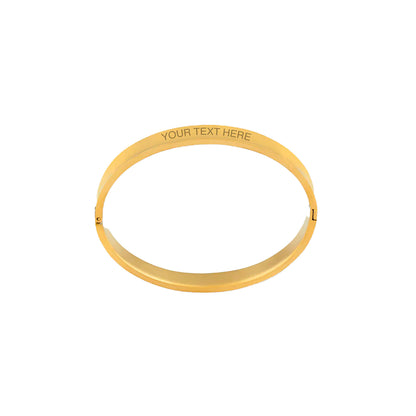 CUSTOMISED CLASSIC SNAP BRACELET - GOLD