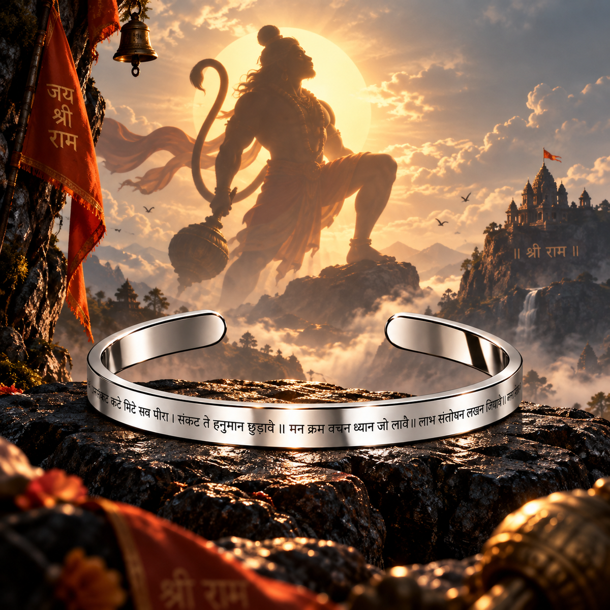 Nine Sacred Verses Hanuman Chalisa Bracelet