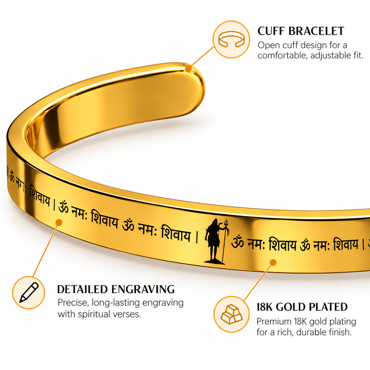 Om Namah Shivay Mahadev Bracelet