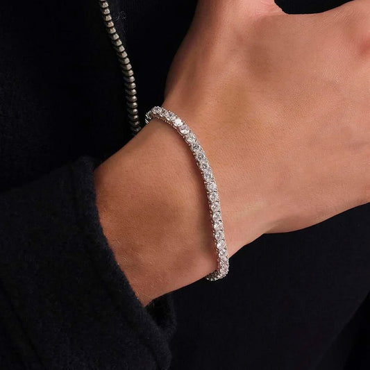 TENNIS BRACELET - WHITE GOLD