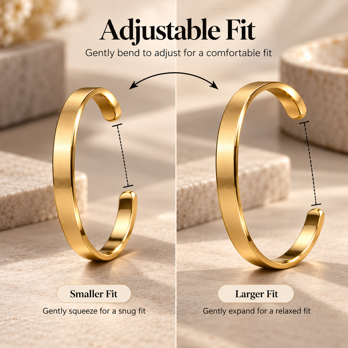 PERSONALIZED CUFF BRACELET & OG PERFUME MINIATURE GIFT SET