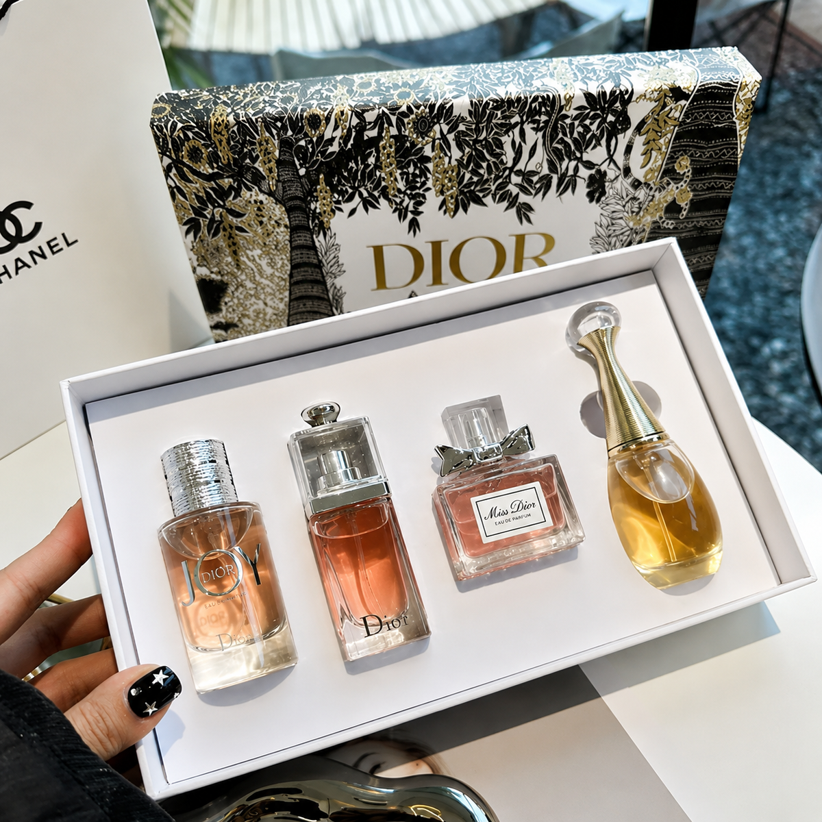 PERSONALIZED CUFF BRACELET & OG PERFUME MINIATURE GIFT SET