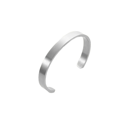 CUSTOMISED CLASSIC CUFF BRACELET - SILVER