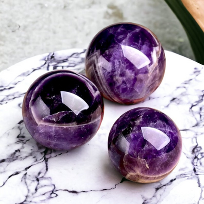 AMETHYST CRYSTAL BALL