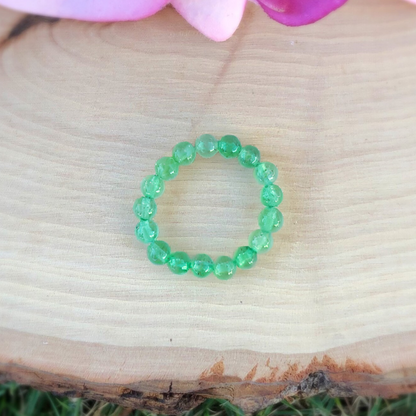 GREEN AVENTURINE RING