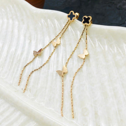 BUTTERFLY TASSEL EARRING