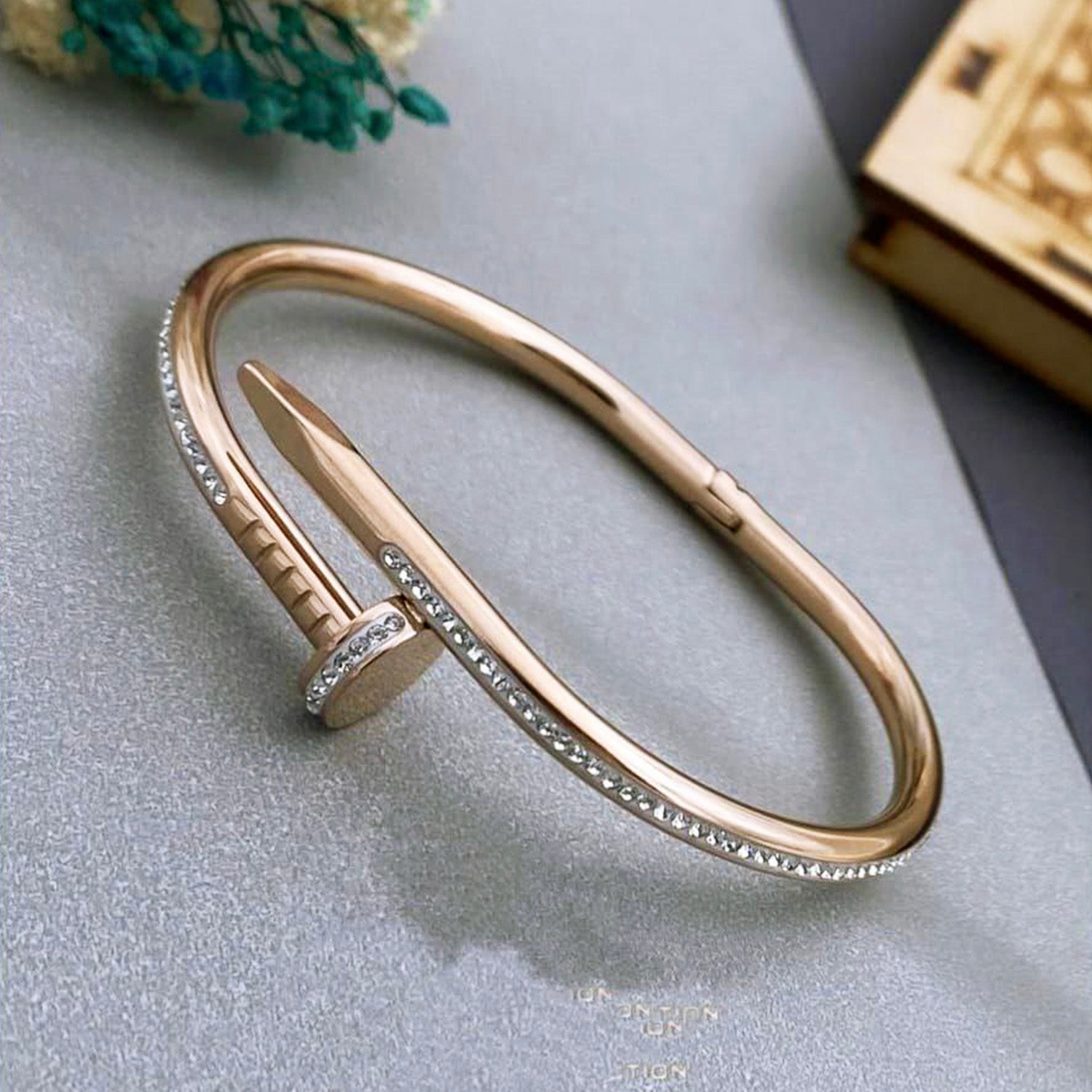 Buy Sleek Black Cartier Silver Bracelet Design @ ₹949 Only