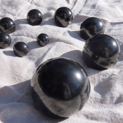 SHUNGITE CRYSTAL BALL