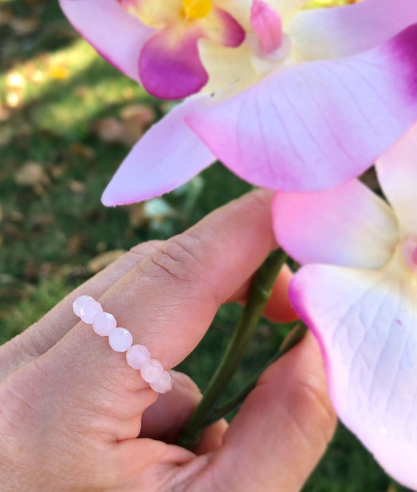 ROSE QUARTZ RING