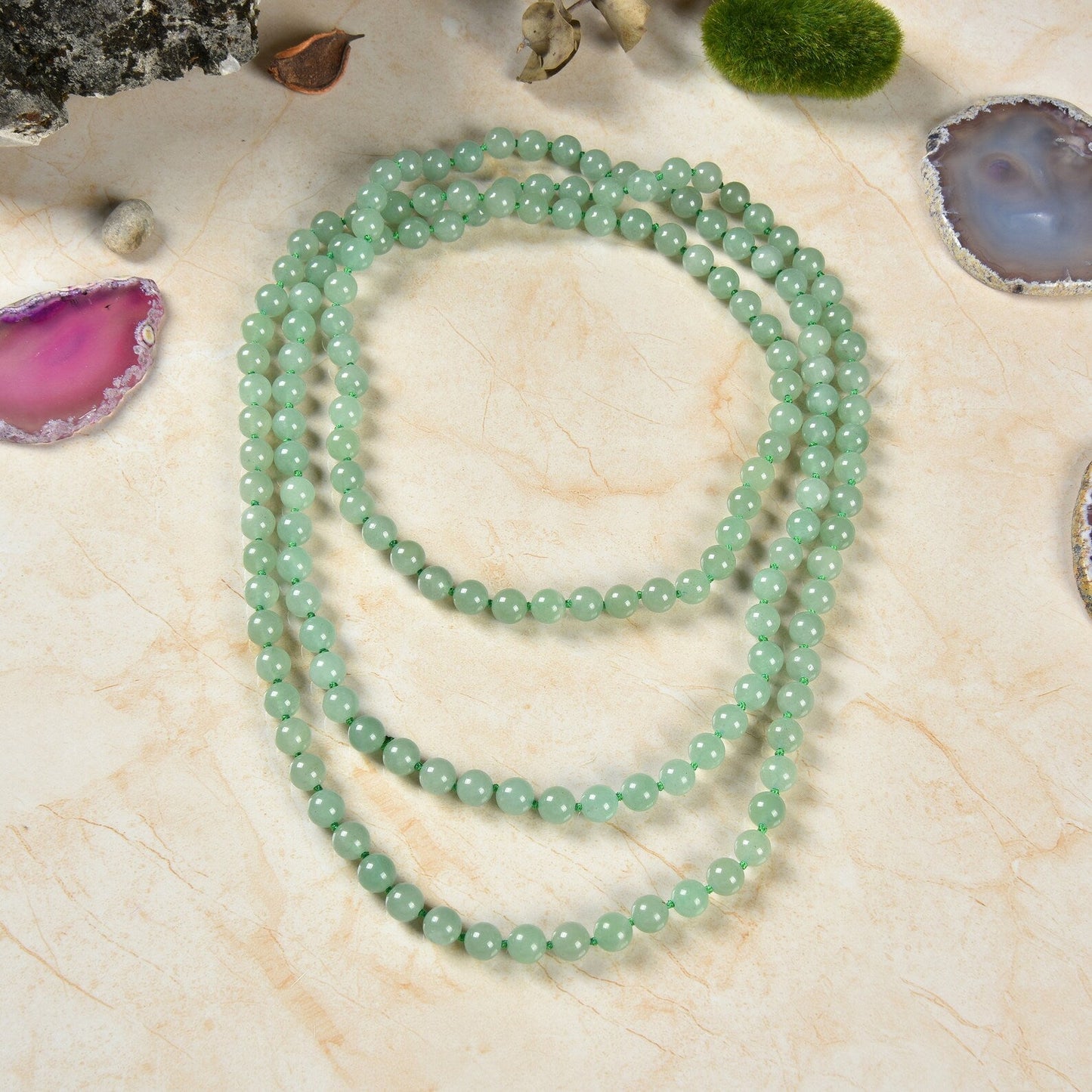 GREEN AVENTURINE MALA