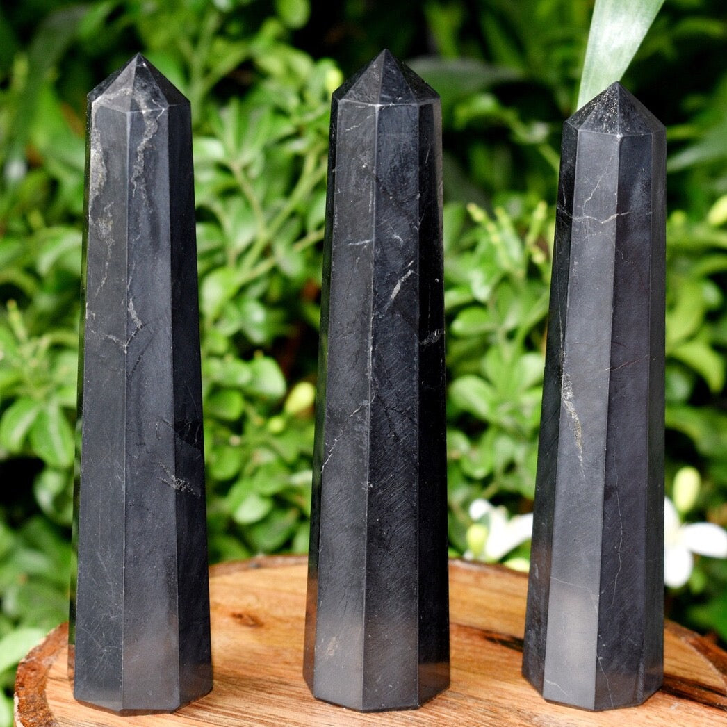 SHUNGITE CRYSTAL TOWER