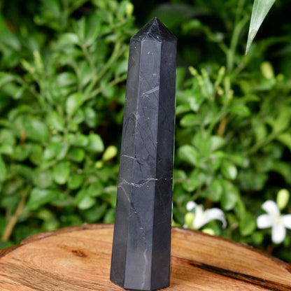 SHUNGITE CRYSTAL TOWER