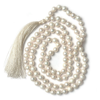 WHITE PEARL MALA