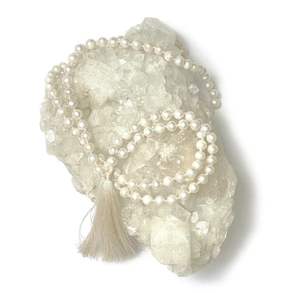 WHITE PEARL MALA