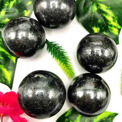 HEMATITE CRYSTAL BALL