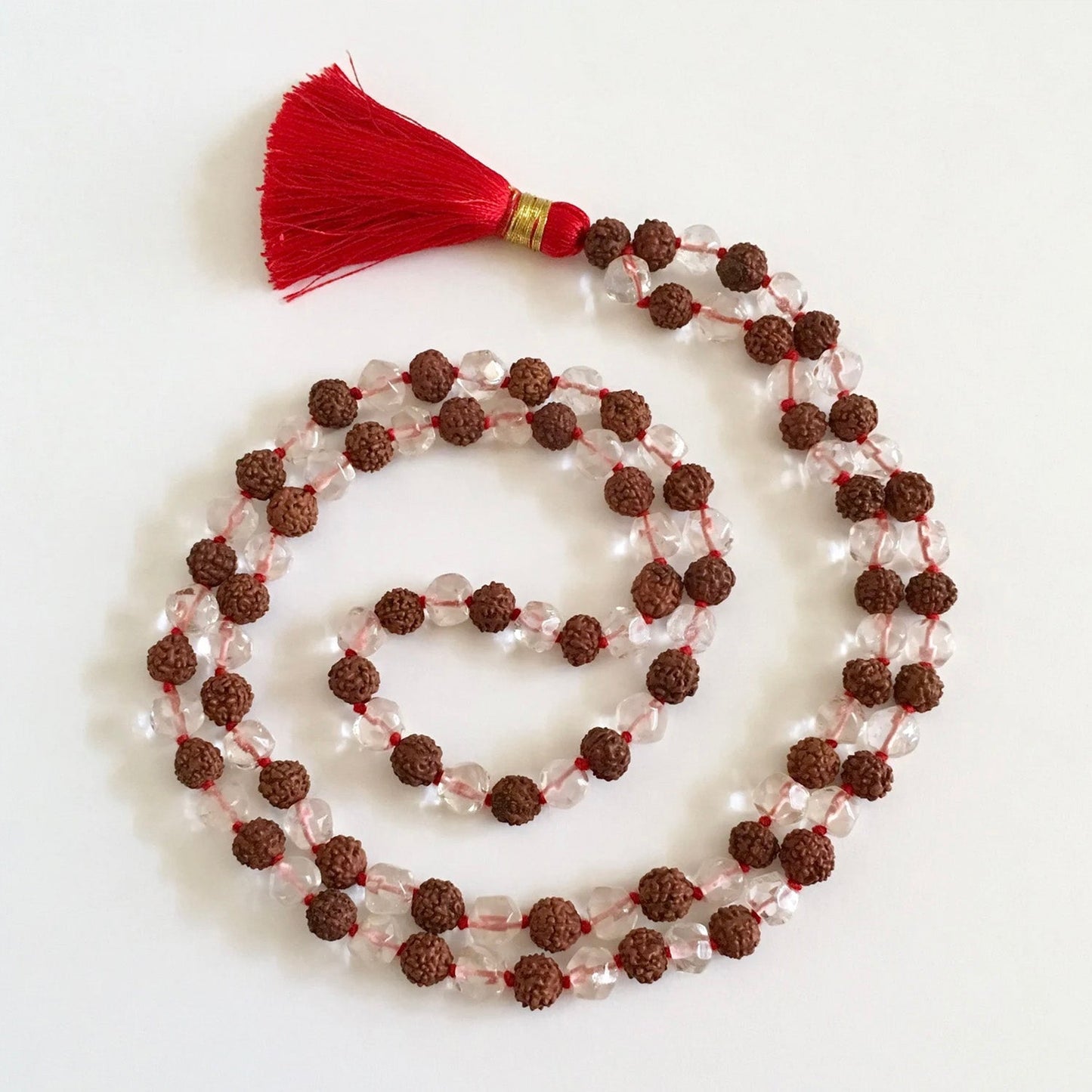 RUDRAKSHA CRYSTAL MALA